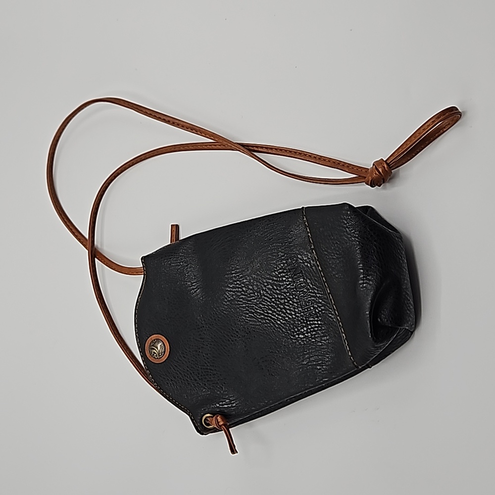 Heroing small black & brown crossbody bag